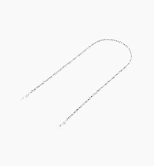 Elegant Slender Twist Stainless Steel Eyebrow Glasses Chain 700mm - Perfect for Reading, Fashion Accessories & Eyewear Security