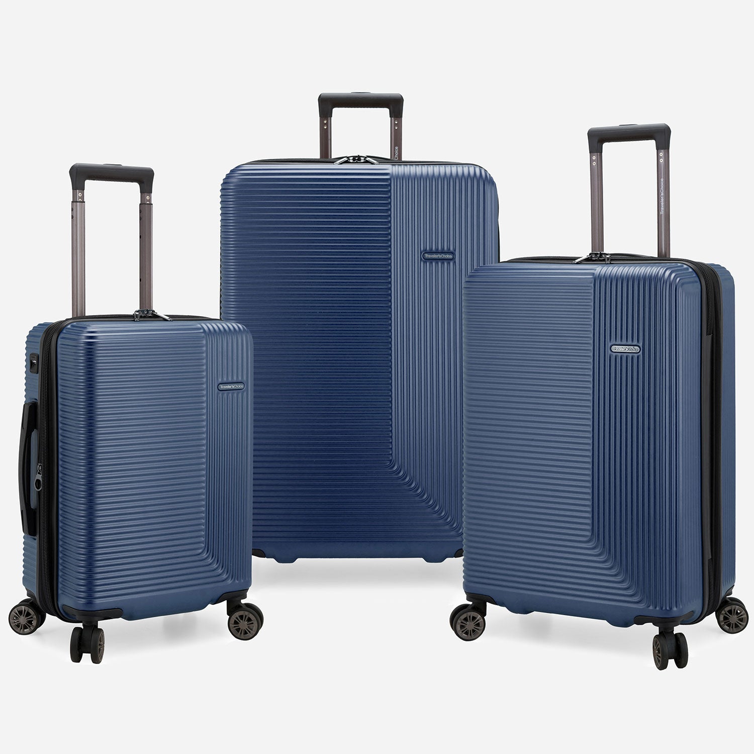 Ember 3-Piece Lightweight Luggage Set with Spinner Wheels - Perfect for International Travel & Business Trips