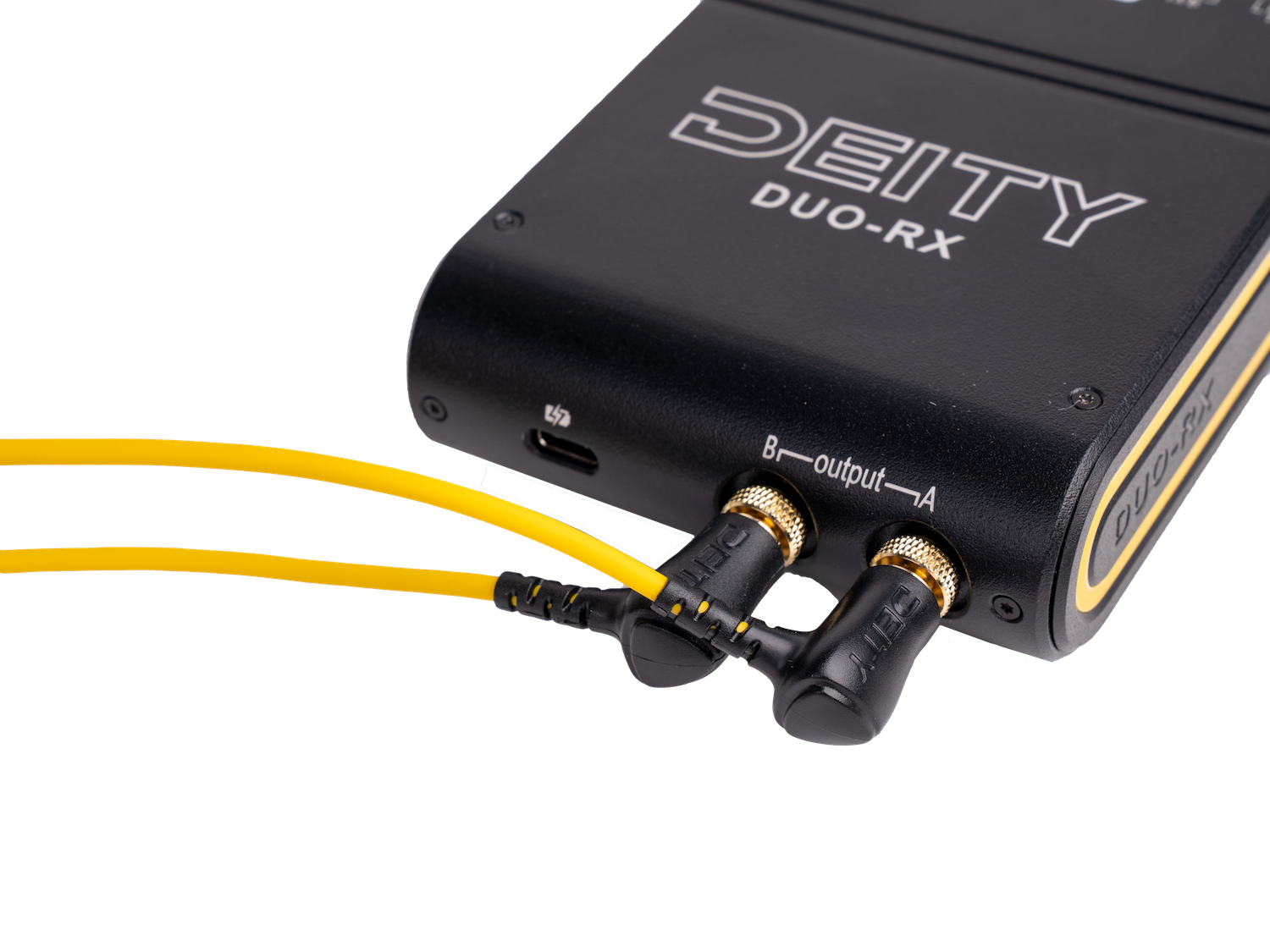 RX Link Locking 3.5mm to Right Angle XLR Adapter Cable - Professional Audio Connection for Microphones, Instruments & Studio Equipment