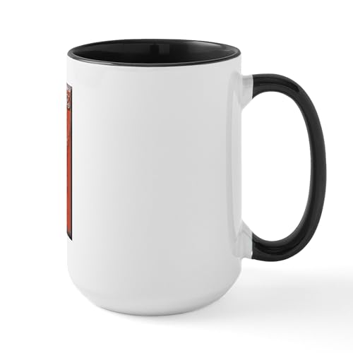 White/Black Inside - Portugal#1 Large Mug