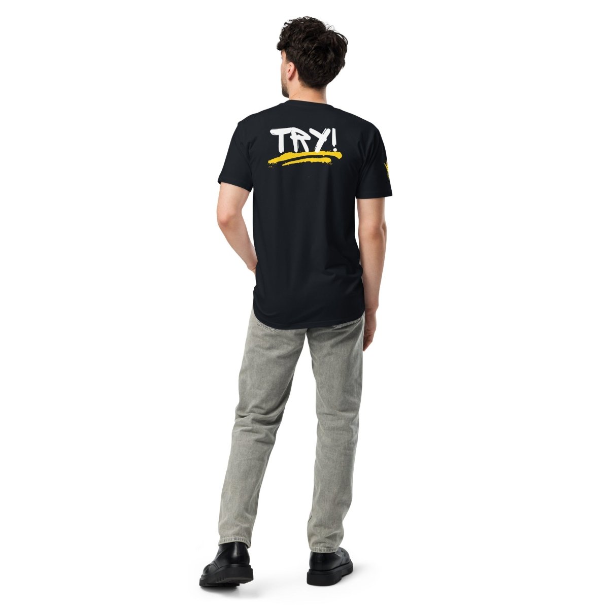 Street Sovereign Tee - 'Just for Today' & 'TRY' Edition Graphic T-Shirt for Men | Trendy Streetwear Fashion | Perfect for Casual Wear, Urban Outfits & Music Festivals