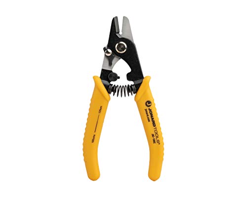 Jonard Tools JIC-180C Ergonomic Fiber Optic Stripper - Precision Tool for 180-Micron Coated Fiber Cables | Ideal for Network Installations, Telecom Repairs & Data Center Maintenance
