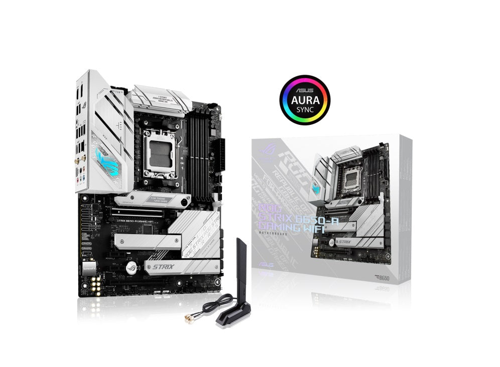ASUS ROG STRIX B650-A Gaming WiFi AMD Ryzen AM5 ATX Motherboard with DDR5, PCIe 5.0, and WiFi 6 - Perfect for Gaming PCs, Streaming, and Content Creation