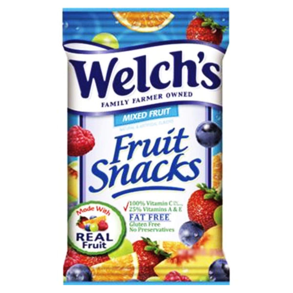 Welch's Island Fruit Snacks, 2.25 Oz Pack - Healthy Gluten-Free Snacks for Kids & Adults - Perfect for Lunch Boxes, Road Trips & On-the-Go Snacking