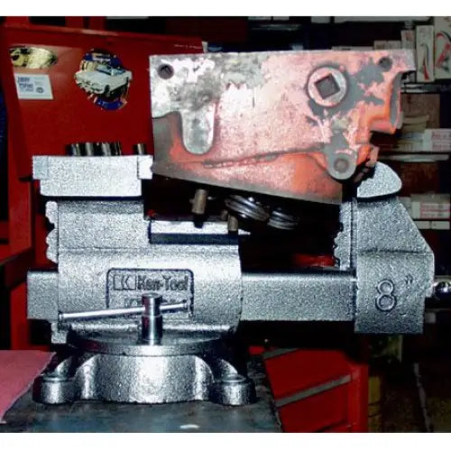 Ken Tool Reversible Mechanic's Vise - Heavy Duty Bench Clamp for Metalworking & Woodworking | Perfect for Home Garage, Workshop & DIY Projects