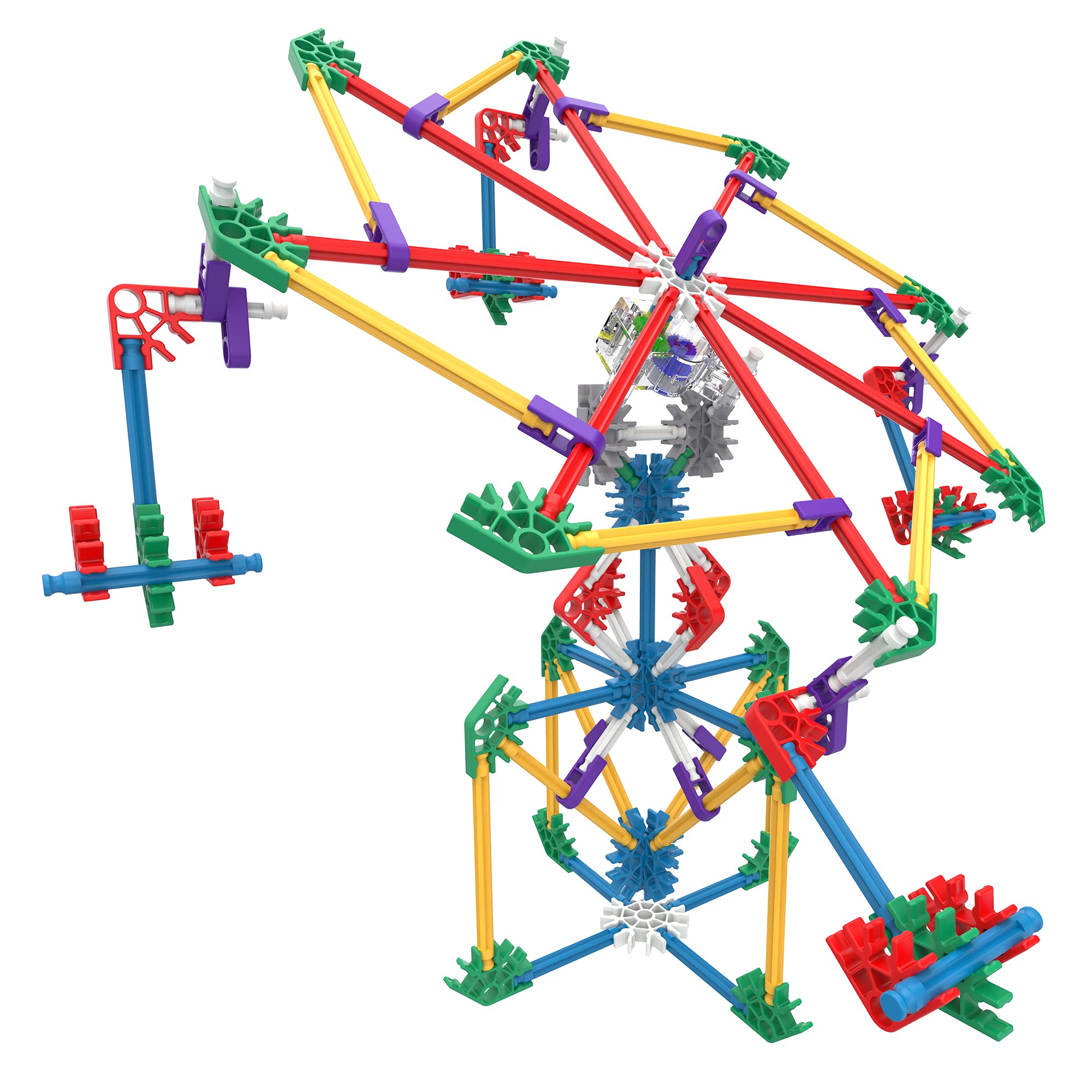 K'Nex 85049 Motorized Creations Building Set – 325-Piece STEM Learning Kit for Kids Ages 7+ | 3D Educational Construction Toys, Engineering Building Blocks for Children | Perfect for Classroom STEM Activities & Creative Play at Home