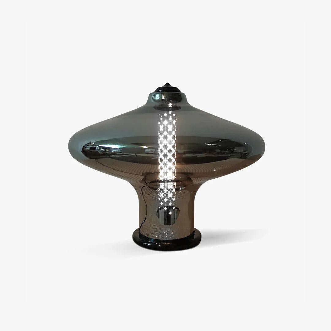 Modern Space Age Table Lamp - Sleek LED Night Light for Bedroom, Living Room & Office Decor - Perfect for Reading, Relaxing & Creating Ambient Lighting