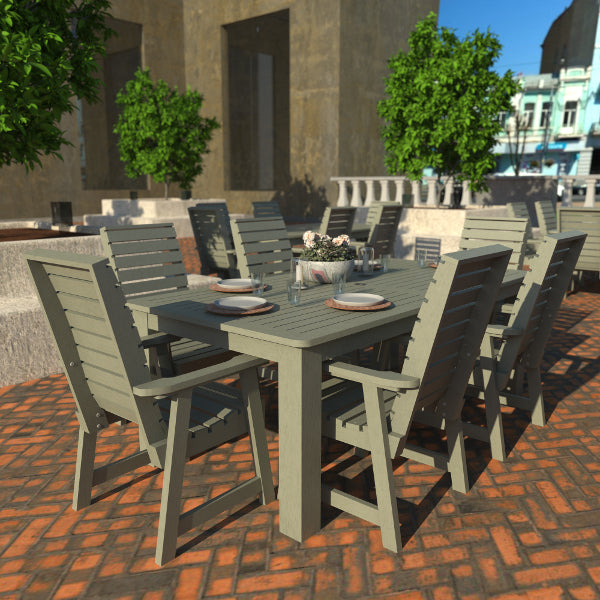 Glennville 7-Piece Dining Set - Modern Wooden Table & Chairs for Kitchen, Dining Room, Patio | Perfect for Family Meals & Entertaining Guests