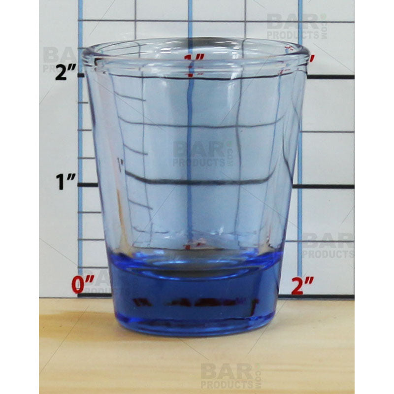BarConic® Light Blue Shot Glass - 1.5 oz (12-Pack) - Perfect for Parties, Bars, and Home Entertaining
