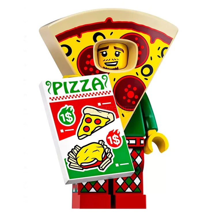 LEGO Collectible Minifigures Series 19 Pizza Delivery Guy Costume - Rare Limited Edition Toy Figure for LEGO Fans & Collectors - Perfect for Display, Gifts, and LEGO City Scenes