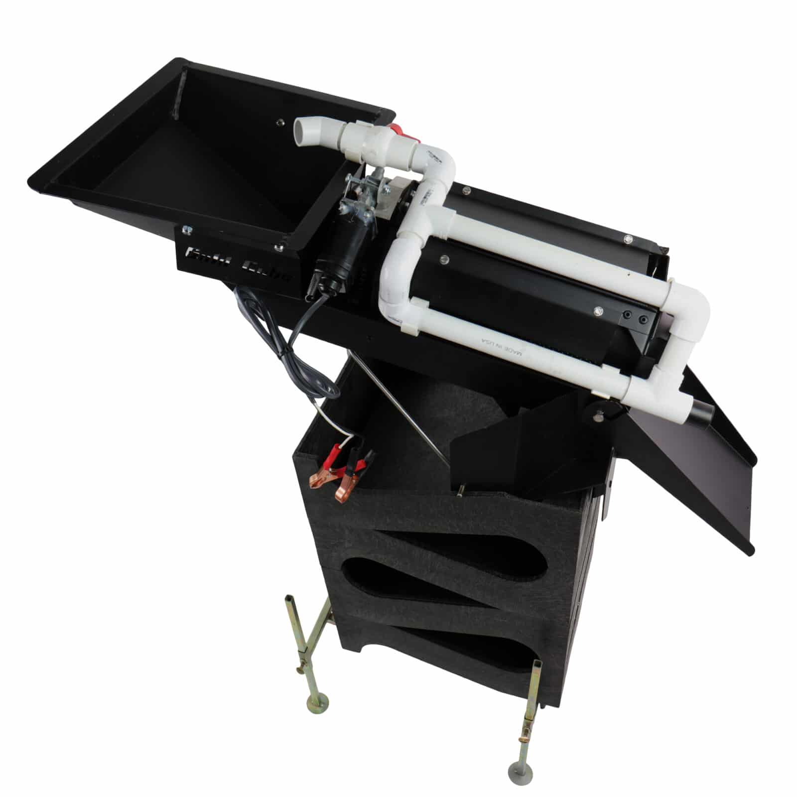 Gold Cube 4 Stack Deluxe Complete Kit with Nugget Zone Banker & Trommel - Gold Prospecting Equipment for Mining, Panning, and Treasure Hunting - Perfect for Outdoor Adventures and Metal Detecting