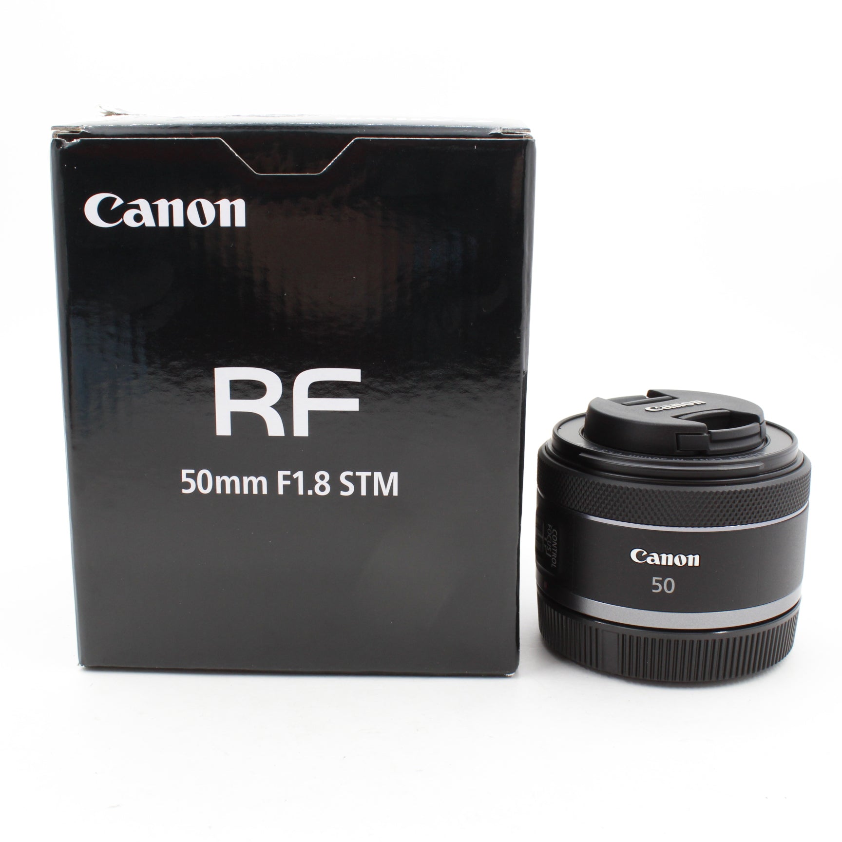 Open Box Canon RF 50mm f/1.8 STM Lens - Premium Fast Prime Lens for Portraits & Low Light Photography | Compatible with EOS R Cameras