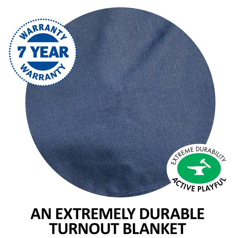 Challenger II Senior Adjusta-Fit Surcingle Horse Turnout Blanket - Waterproof 1200D Ripstop Winter Horse Blanket with Wither Relief | Perfect for Cold Weather Riding, Stable Use & Outdoor Protection