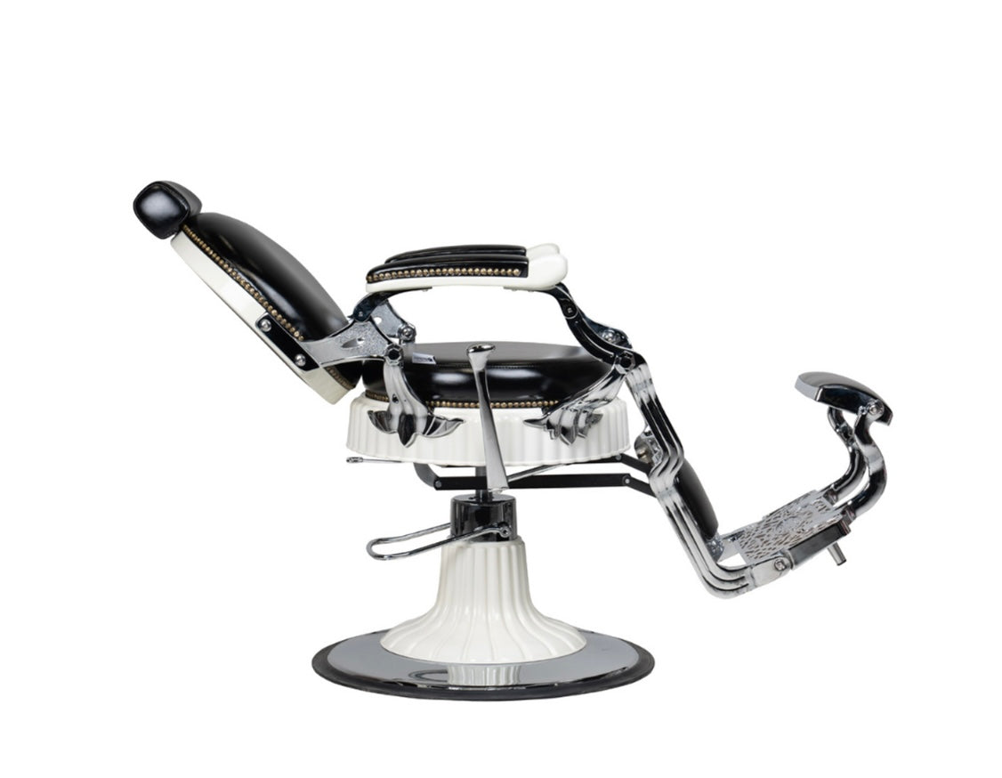 Franklin Barber Chair - Professional Salon Styling Chair for Haircuts & Shaves | Perfect for Barbershops, Salons & Home Grooming