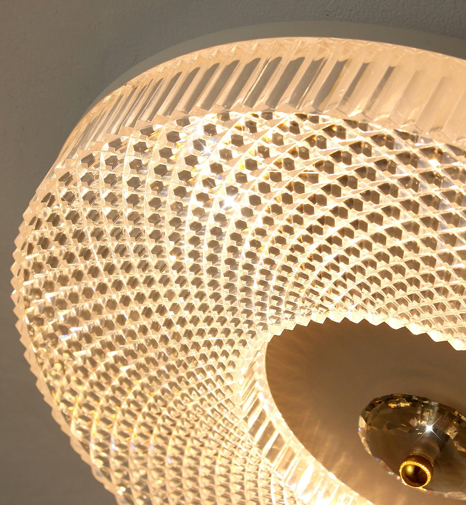Ayla LED Flush Mount Ceiling Light Fixture - Modern Round Dimmable Lighting for Bedroom, Kitchen, Hallway & Living Room - Energy Saving Bright White Light (3000K) - Easy Installation Indoor Ceiling Lamp
