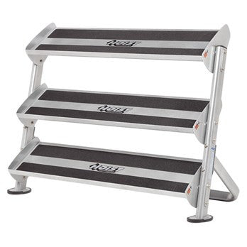 Hoist HF 5461 3-Tier Dumbbell Rack - Heavy Duty Weight Storage Organizer for Home Gym & Fitness Studio - Perfect for Dumbbell Organization and Space Saving Workout Area