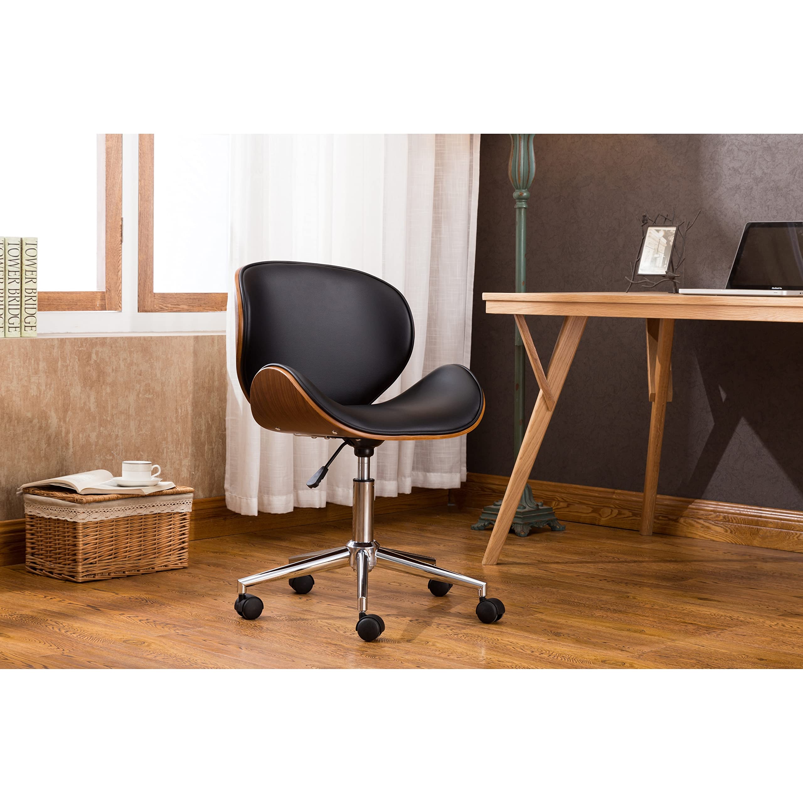 Porthos Home Sedona Ergonomic Adjustable Office Chair with Lumbar Support - Comfortable Desk Chair for Home Office, Gaming, and Workspace