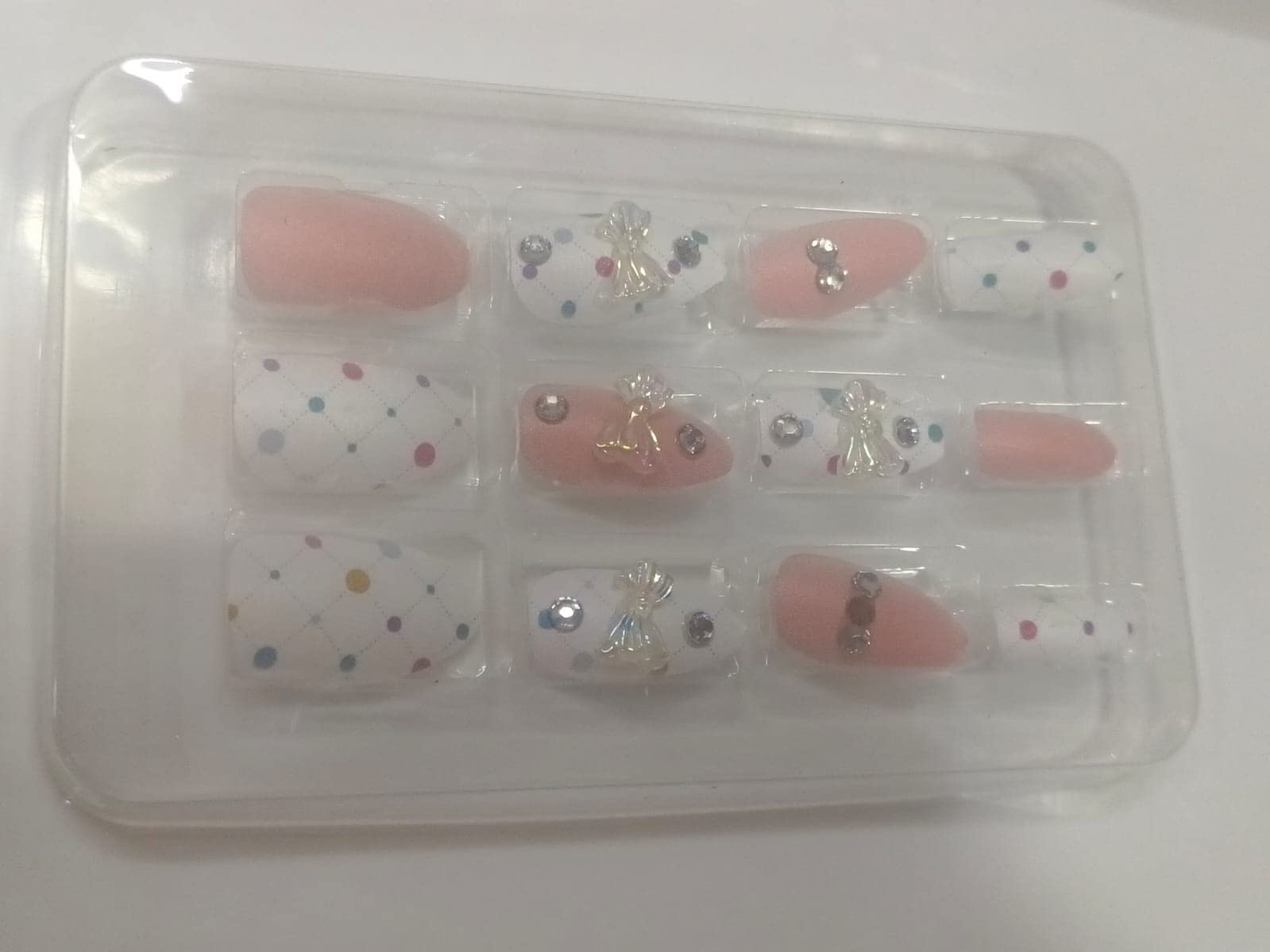 Premium Reusable Fake Nails with 3D Designs - 12 Pack of Artificial Nails for Women - Perfect for Parties, Weddings & Special Occasions