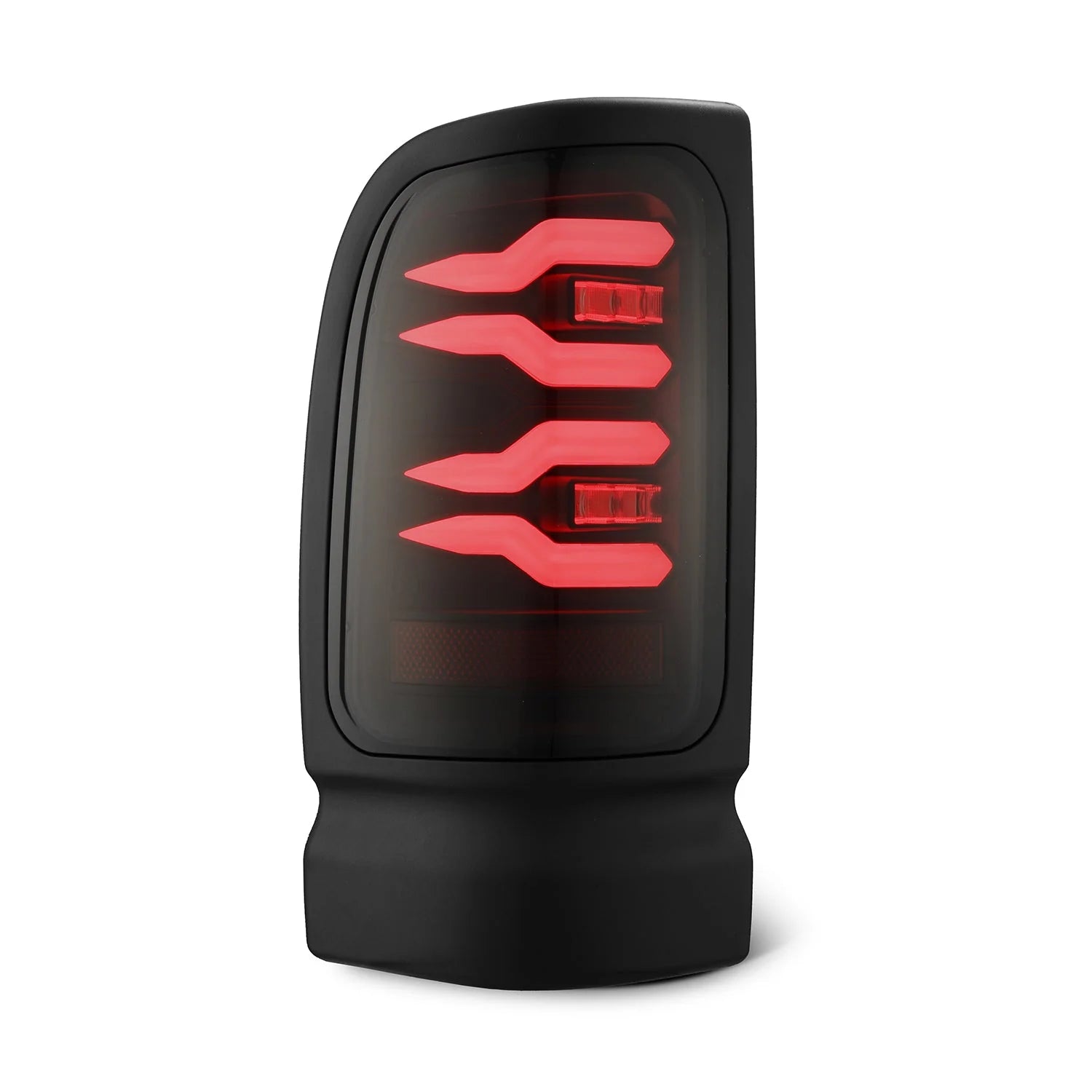 AlphaRex LUXX LED Tail Lights for Dodge Ram 1500 (1994-2001) & 2500/3500 (1994-2002) - Black/Red Smoke Lens - High Performance Brake Lights - Perfect for Off-Roading & Night Driving