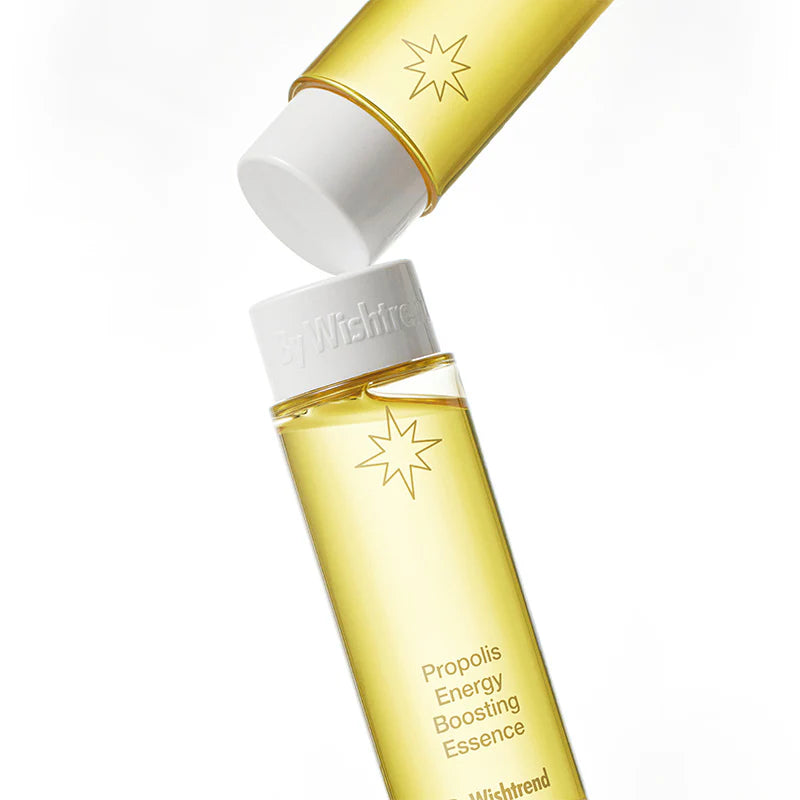 By Wishtrend Propolis Energy Boosting Essence 100ml - Hydrating & Brightening Facial Serum for Glowing Skin - Perfect for Daily Skincare Routine & Night Care