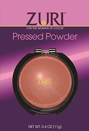 Zuri Pressed Powder [Honey Brown] - 4 Pack | Matte Finish, Oil Control & Long-Lasting Coverage | Perfect for Everyday Makeup & Touch-Ups On-The-Go