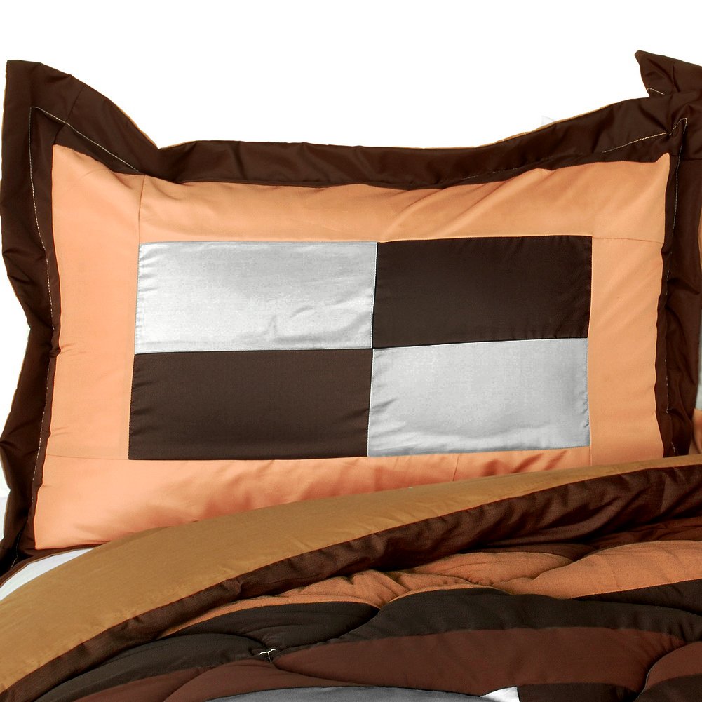 My Lilith Quilted Patchwork Down Alternative Comforter Set - Full/Queen Size | Soft & Hypoallergenic Bedding for Cozy Bedroom Decor