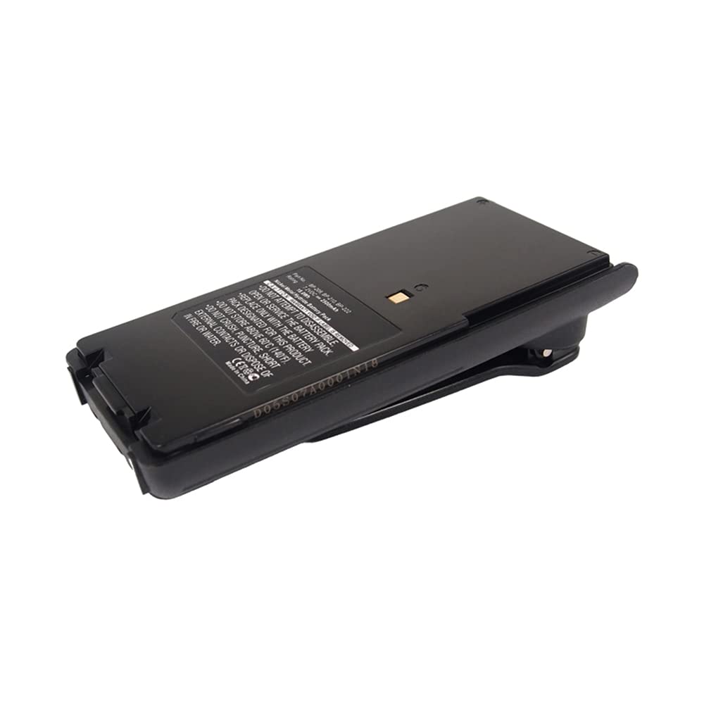 Synergy Digital 2-Way Radio Battery - 2500mAh Ni-MH Rechargeable Battery for Icom IC-F3GS Walkie Talkie, Compatible with BP-210 Replacement (7.2V High Capacity) - Perfect for Security, Construction & Outdoor Adventures