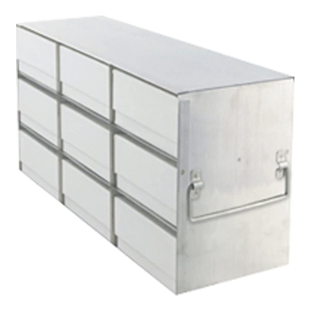 UF-333-100 Upright Freezer Organizer with 100-Cell Box & Divider - 3x3 Storage Rack for Efficient Freezer Organization | Perfect for Home, Lab, and Medical Sample Storage
