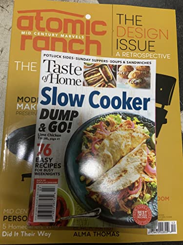 Atomic Ranch Magazine The Era of Cool 2021 & TOH Slow Cooker Digest - Lot of 2 Vintage Home Decor Magazines | Perfect for Mid-Century Modern Lovers and Slow Cooking Enthusiasts