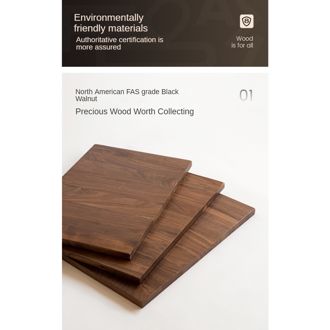 Premium Black Walnut & Oak Solid Wood Bookcase - Modern Storage Cabinet for Living Room, Office & Library - Handcrafted Wooden Bookshelf with Adjustable Shelves
