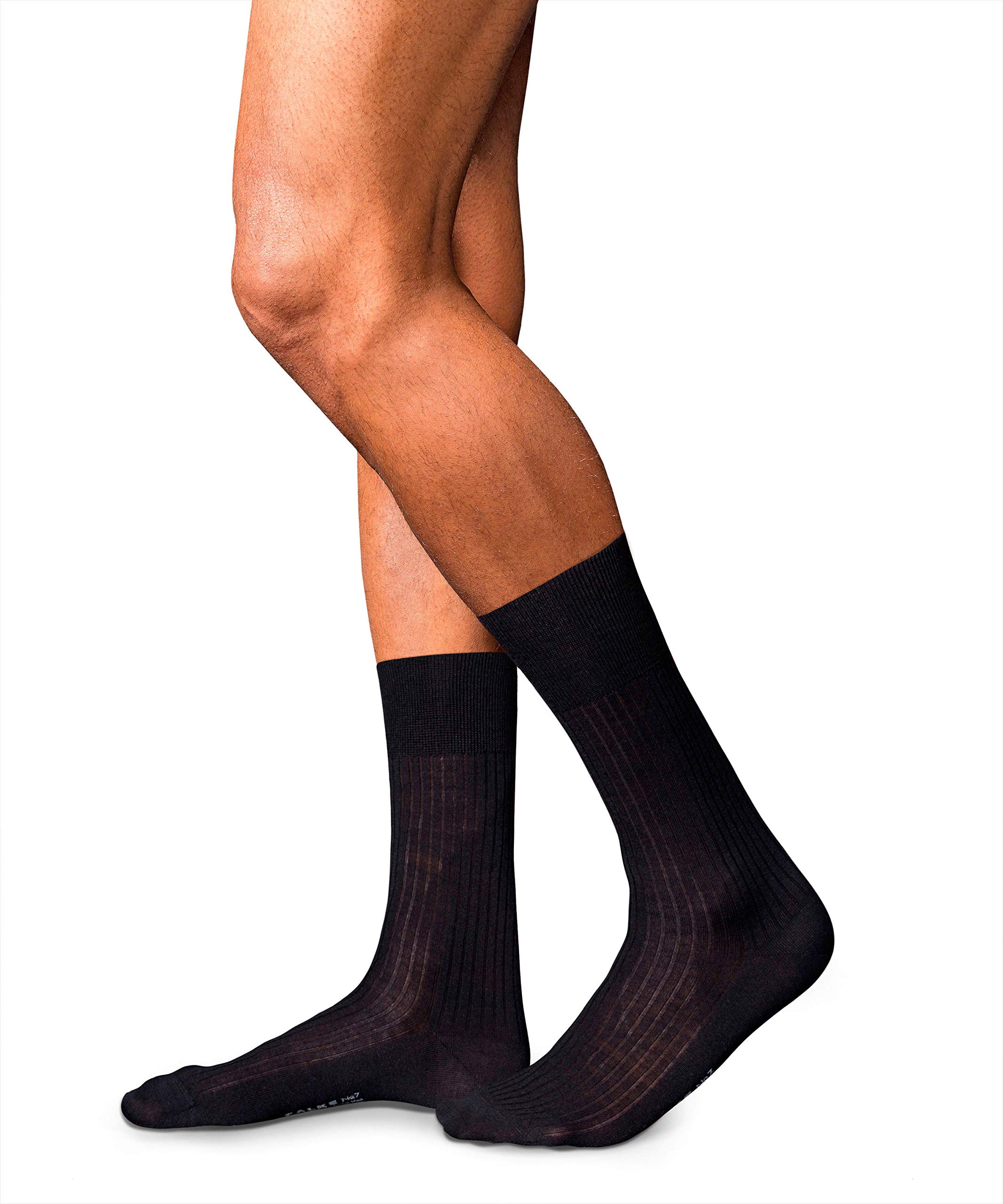 FALKE Men's No. 7 Premium Merino Wool Dress Socks - 1 Pair of Soft, Breathable & Durable Formal Socks for Business, Office & Special Occasions
