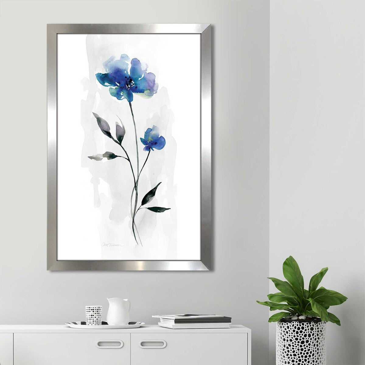 Beautiful Blue III by Carol Robinson - Premium Acrylic Wall Art Print - Modern Home & Office Decor for Living Room, Bedroom, or Gallery Display