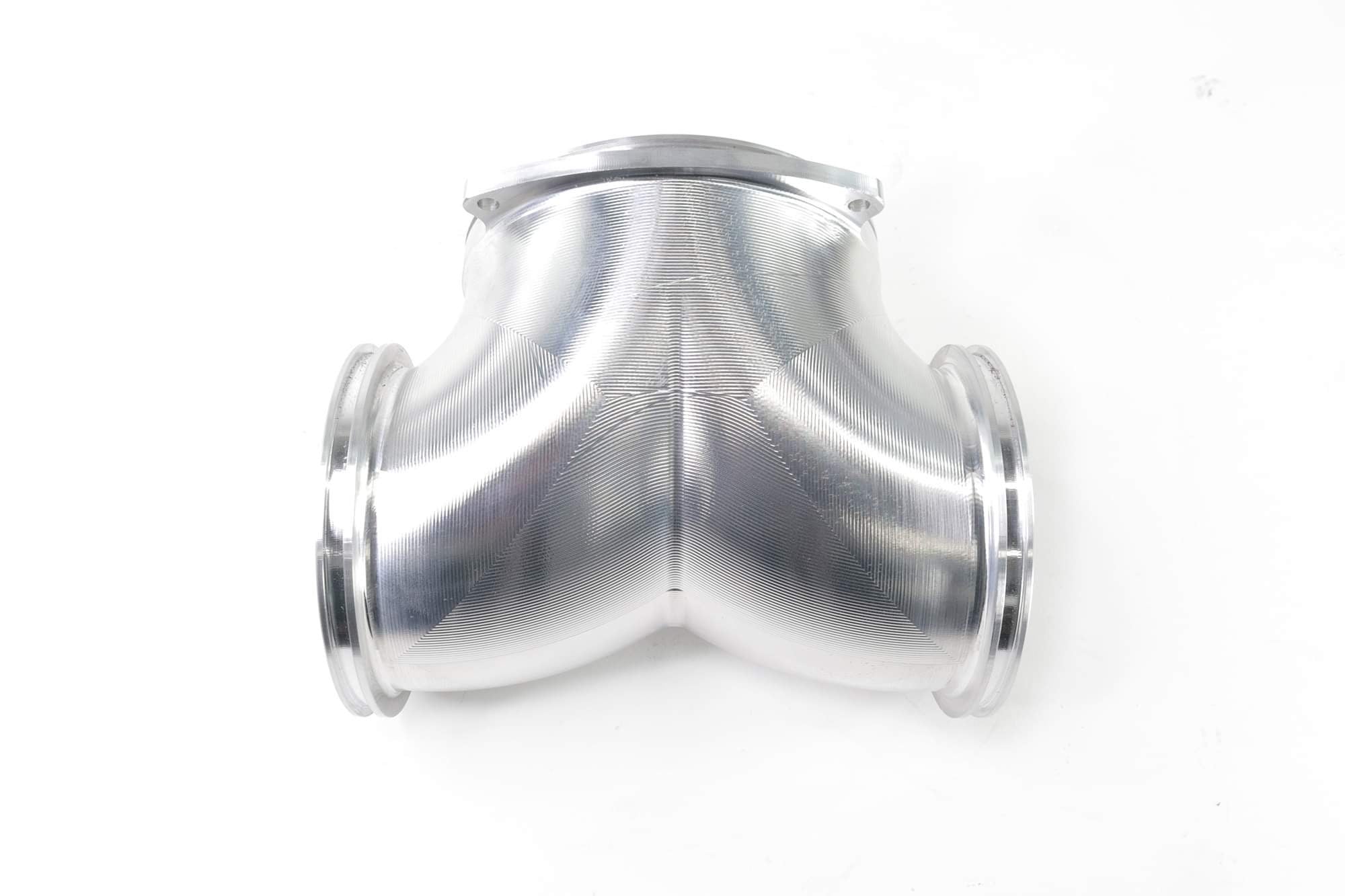 Billet Dual 'T' 180° Quick Seal Fitting - 10-14013 - High Performance Aluminum Fuel Line Connector for Automotive & Racing Applications