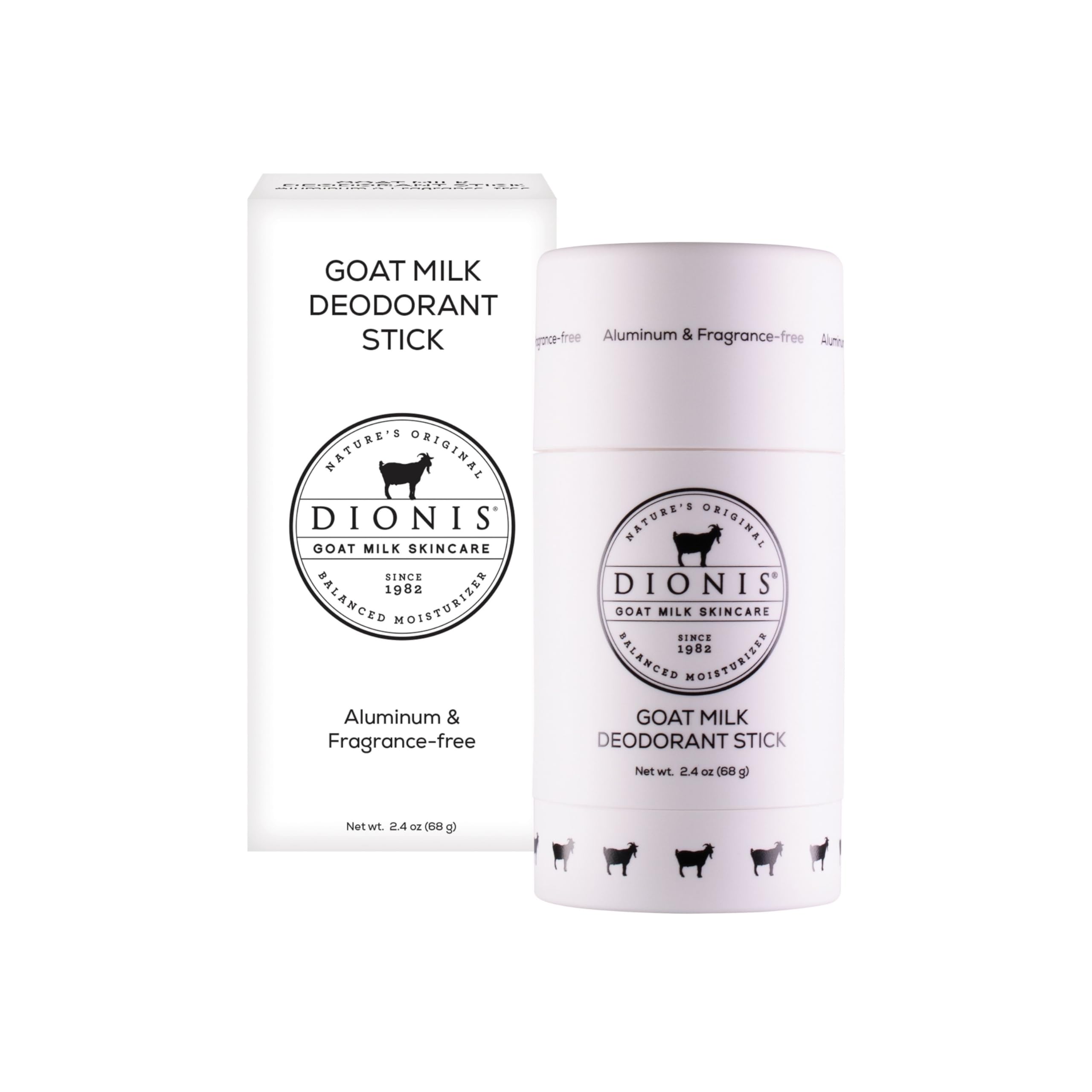 Dionis Goat Milk Skincare Deodorant Stick & Lavender Blossom Travel Set - 6pc Natural Self Care Essentials for Women & Men | Perfect for Travel, Gym & Daily Use