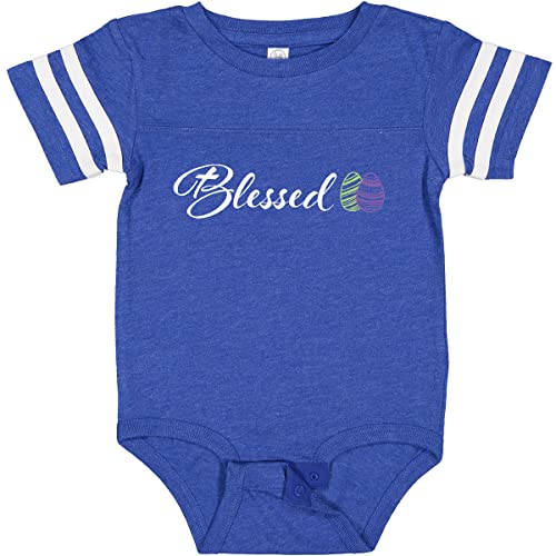 Football Blue and White