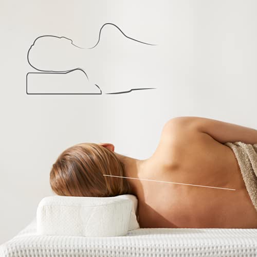 Andante Orthopedic Memory Foam Pillow - Neck Pain Relief & Posture Support Pillow for Side, Back & Stomach Sleepers - Ergonomic Cervical Pillow for Better Sleep & Spinal Alignment