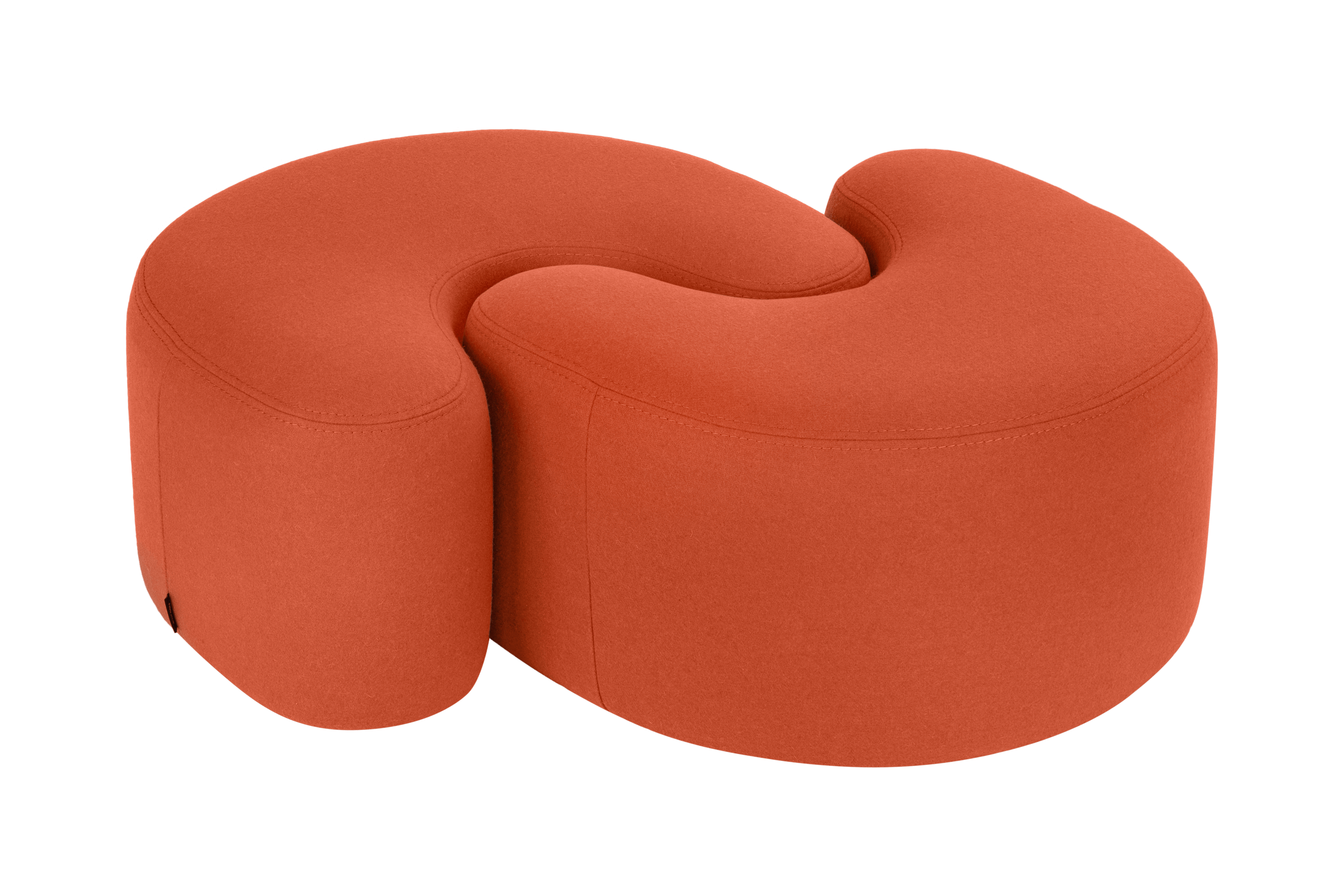 Luxury U-Shaped Pouf Ottoman Set - Modern Footrest & Extra Seating for Living Room, Bedroom, or Nursery - Soft & Stylish Home Decor Accent
