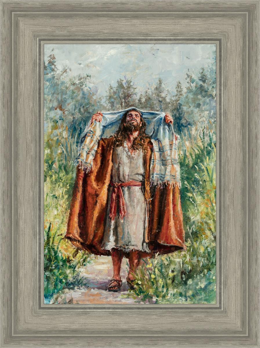 Jesus in the Wilderness - Religious Wall Art for Home & Church Decor - Inspirational Christian Gift for Prayer & Meditation Spaces