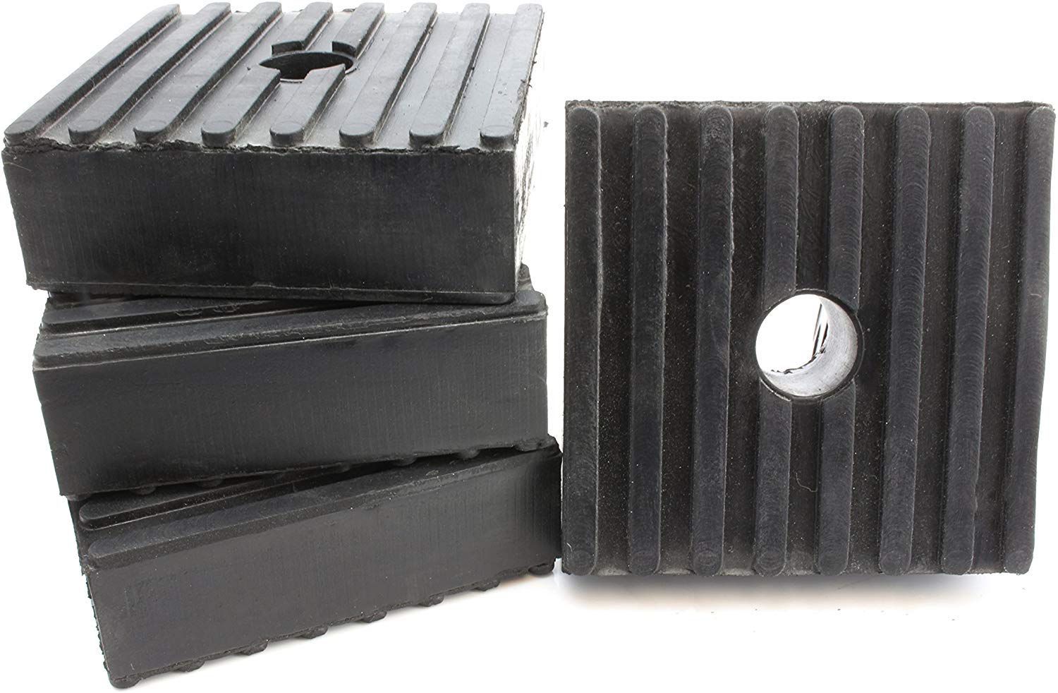 4 Pack Medium Anti-Vibration Isolation Pads for Air Compressor & Heavy Equipment - 3x3x1 Inch - Reduce Noise & Vibration - Perfect for Workshop, Garage, and Industrial Use