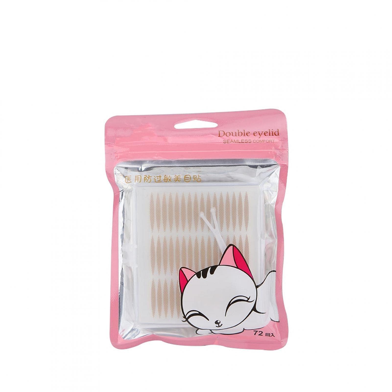 72 Pairs Eyelash Enhancer Strips & Eyelid Tape for Monolids - Natural 1302 Skin Tone | Lift, Define & Enhance Eyes | Perfect for Asian Eyes, Hooded Lids & Makeup Application