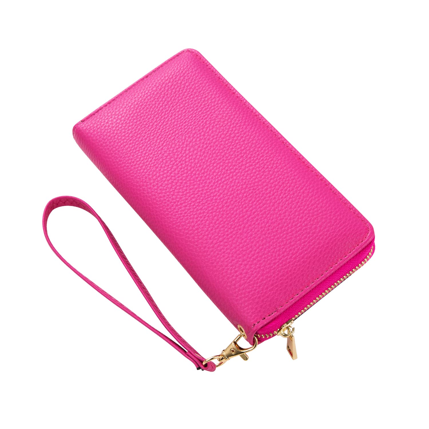 Women's RFID Blocking Wristlet Wallet with Phone Holder - Zip Around Crossbody Handbag for iPhone & Cards - Perfect for Travel, Shopping & Everyday Use