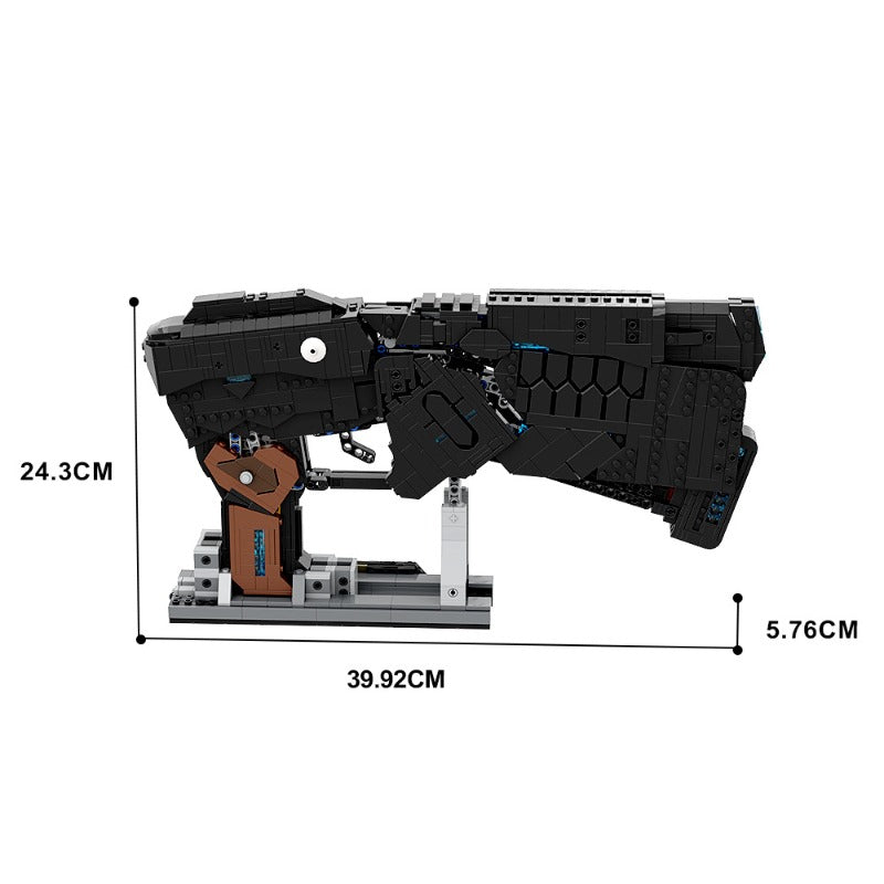 Gobricks 1608pcs MOC 47909 Psycho Pass Dominator Building Blocks Set - Perfect for Anime Fans, Collectors and DIY Enthusiasts | Great Gift for Birthday, Christmas and Display
