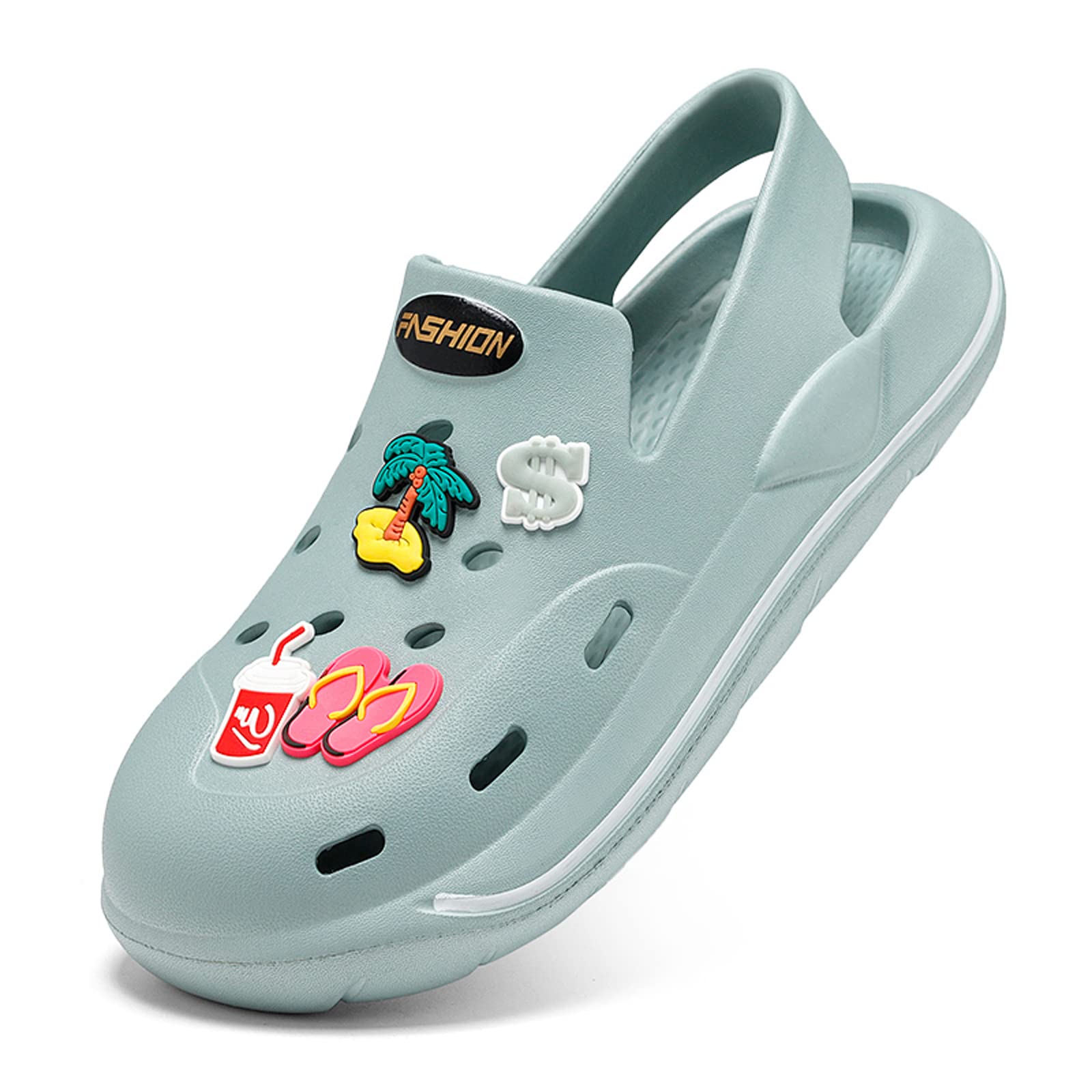 **Breathable Unisex Garden Clogs - Comfortable Slip-On Beach Sandals for Women & Men | Perfect for Summer, Gardening & Outdoor Activities**