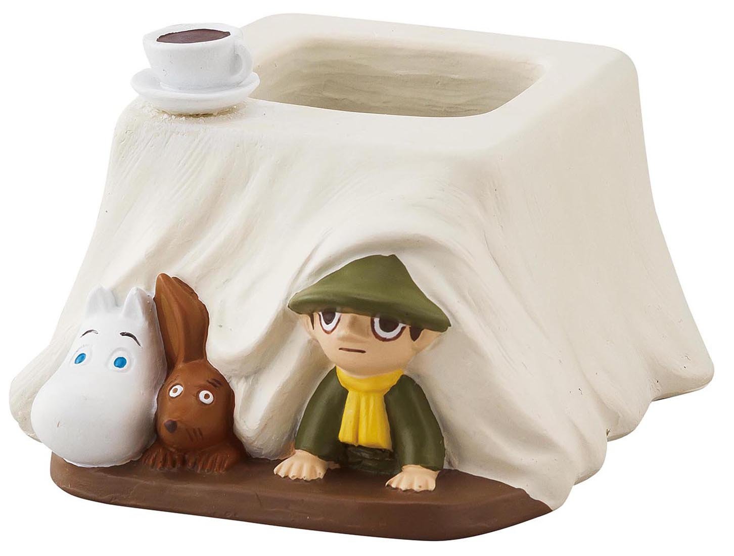 Sunfarm Moomin Mini Flower Pot Table KC5081 - Cute Succulent Planter for Home & Office Decor, Perfect for Small Plants, Gifts, and Indoor Gardening