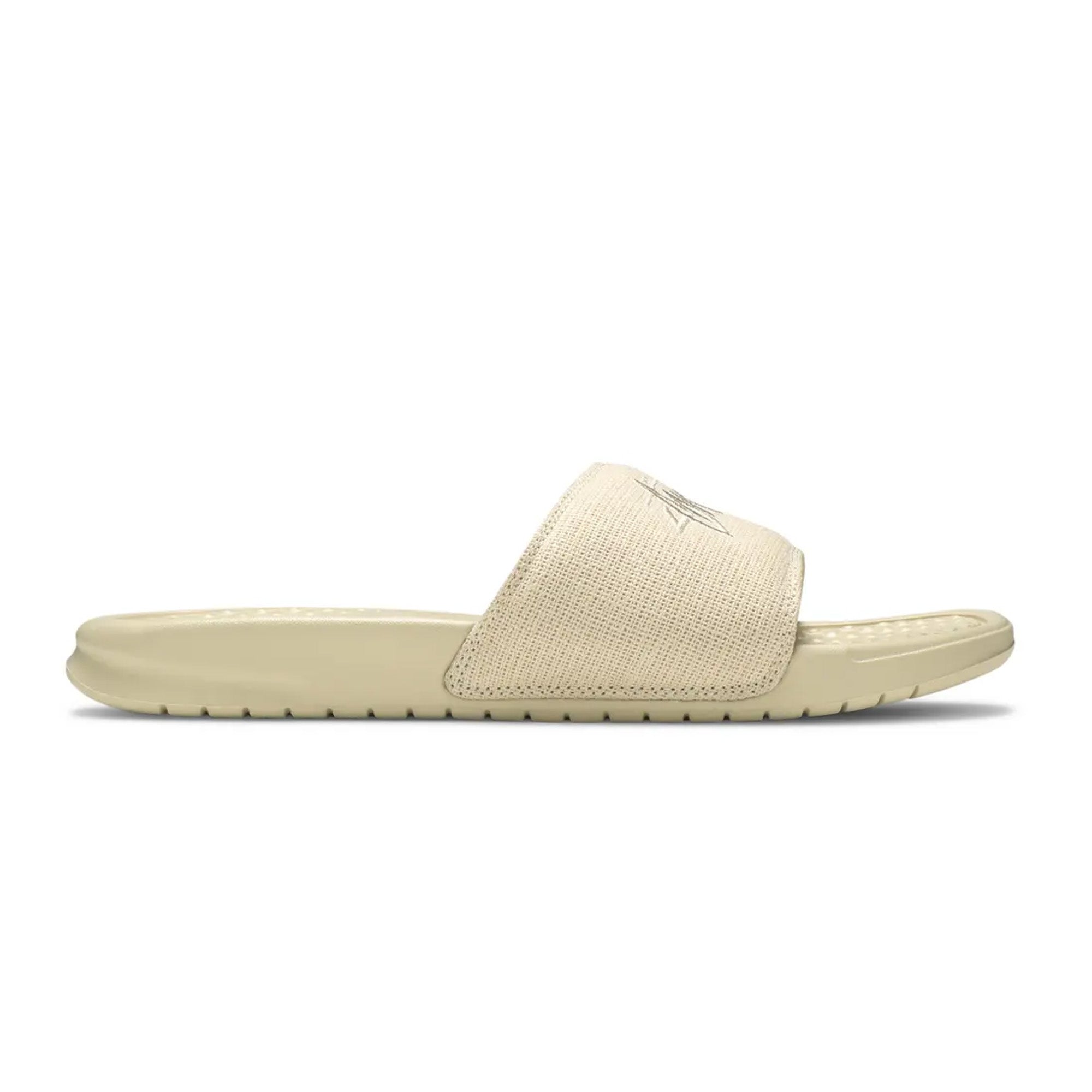 Stussy x Benassi Slide 'Fossil' Sandals 2023 - Comfortable Summer Slides for Men & Women, Beach Pool House Slippers