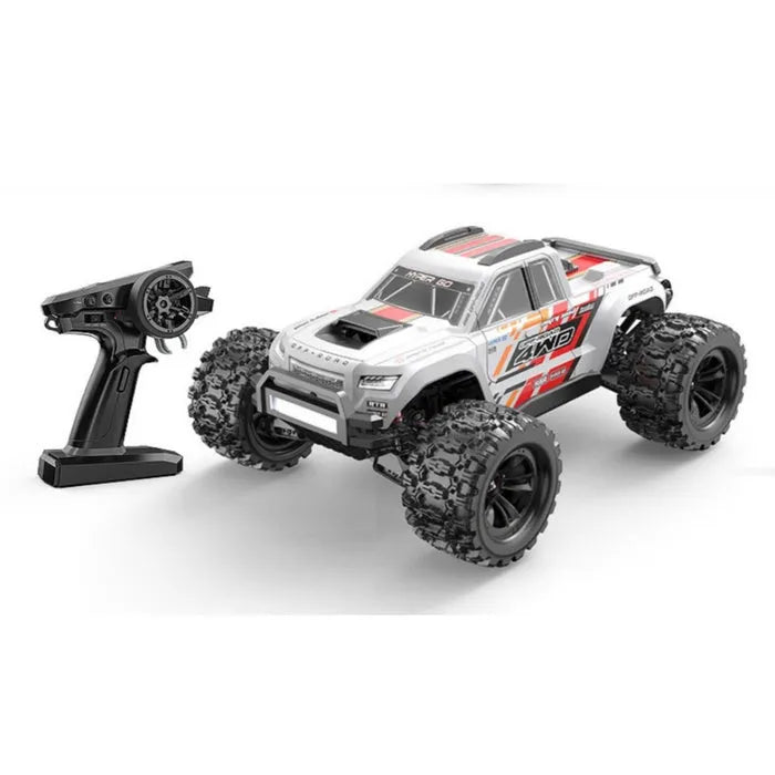 MJX Hyper Go 10208 V2 1:10 Scale 4WD RC Monster Truck - 80km/h High Speed Remote Control Car for Off-Road Racing & Backyard Bashing | Durable All-Terrain Vehicle for Adults & Kids | Perfect for Stunt Shows, Competition & Outdoor Play