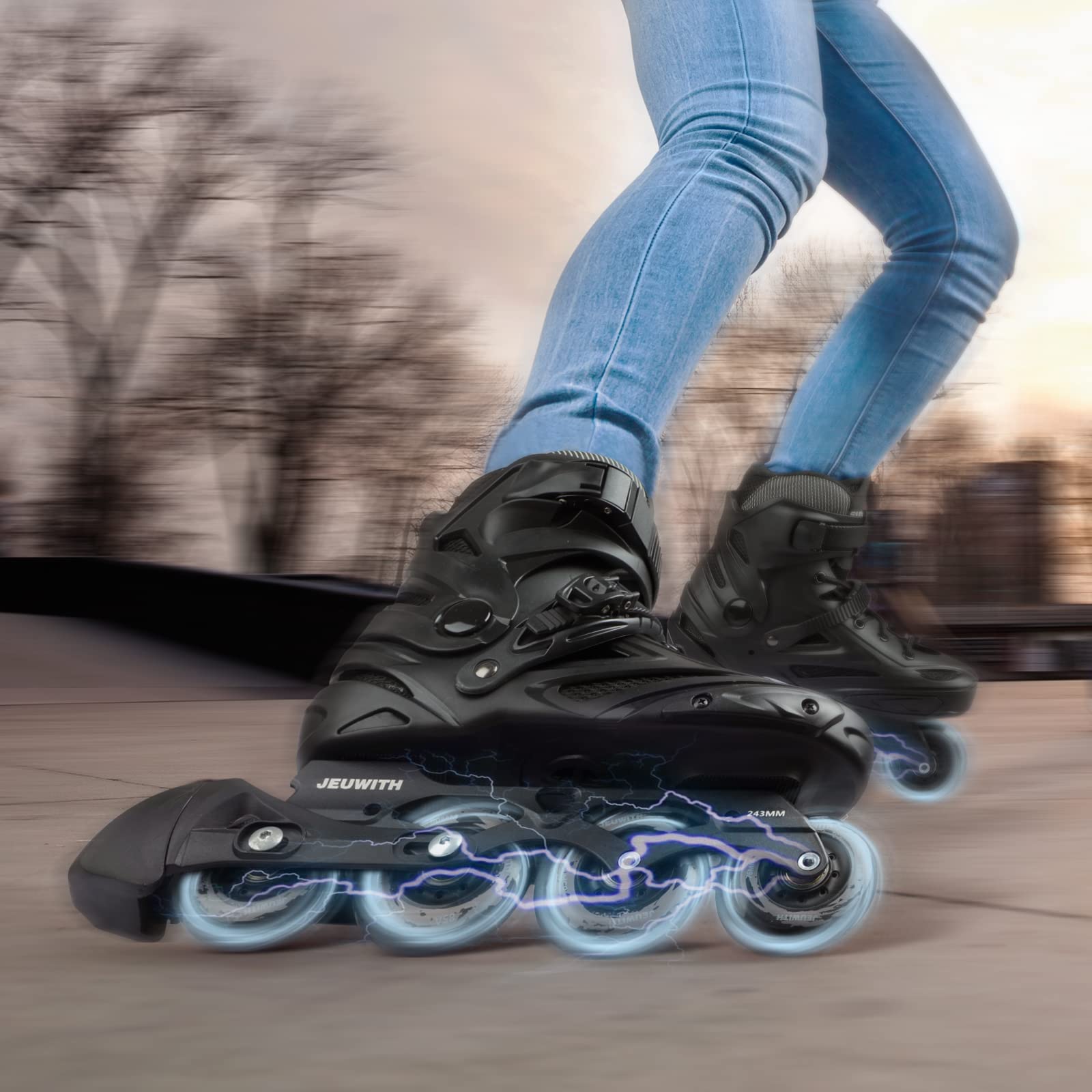 Professional Unisex Inline Skates for Adults - Outdoor & Street Roller Blades for Men & Women | Perfect for Fitness, Commuting & Recreational Skating