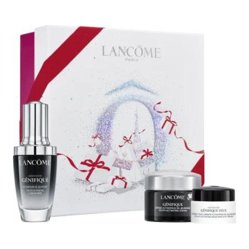 Lancôme Génifique Youth Activating Serum Set - Anti-Aging Skincare Gift Box for Wrinkles & Fine Lines | Perfect for Gifting & Daily Skincare Routine