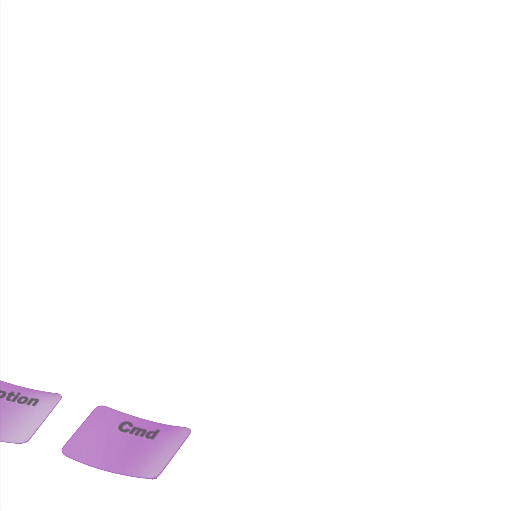 Epic Purple Keycaps for Mechanical Keyboards - Durable PBT Keycaps for Gaming & Typing - Perfect for PC, Mac & Laptop Keyboards (US Layout)