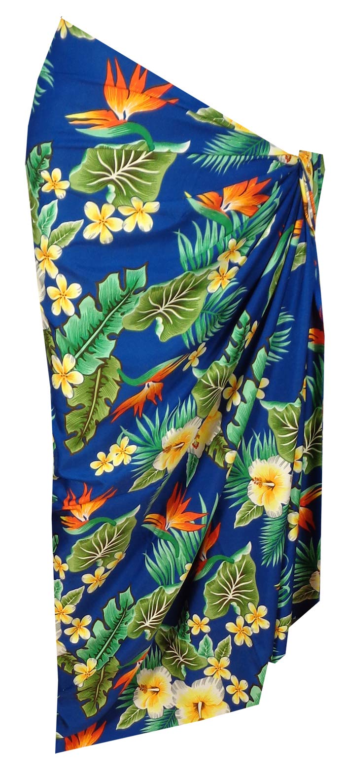 ALVISH Women's Floral Leaf Print Sarong Wrap - Plus Size Beach Cover Up, Swimsuit Pareo - Perfect for Pool, Beach & Vacation Outfits
